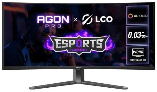 Monitorius AOC | AGON PRO AG346UCD | 34 " | OLED | WQHD | 21:9 | 175 Hz | 0.03 ms | 3440 x 1440 pikselių | 250 cd/m² | HDMI jungtys quantity 2