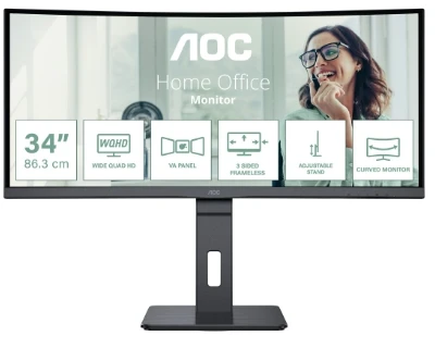 Monitorius AOC CU34P3CV