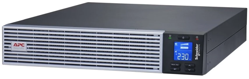 APC Easy UPS On-Line, 3000VA/2700W Li-ion, Rack/Tower 2U, 230V, 6 IEC C13+1 IEC C19 outlets, I.Card Slot,W/ rail kit