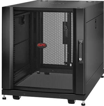 APC NETSHELTER SX 12U SERVER RACK ENCLOSURE 600MM X 900MM W/ SIDES Juodas