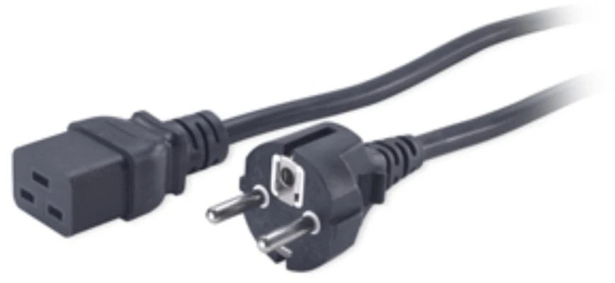 APC maitinimo laidas, 15A, 100-120V, nuo C19 iki 5-15 Juoda 2,5 m
