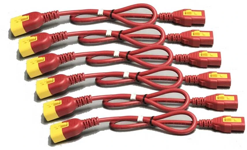 APC maitinimo kabelis APC - Stromkabelkit - maitinimo IEC 60320 C13 į IEC 60320 C14 - 10 A - 1,8 m - raudona - P/N: SCL500RMI1UC, SCL500RMI1UNC, SMT3000I-AR, SMT3000R2I-AR, SMTL750RMI2UC, SRT1500RMXLI