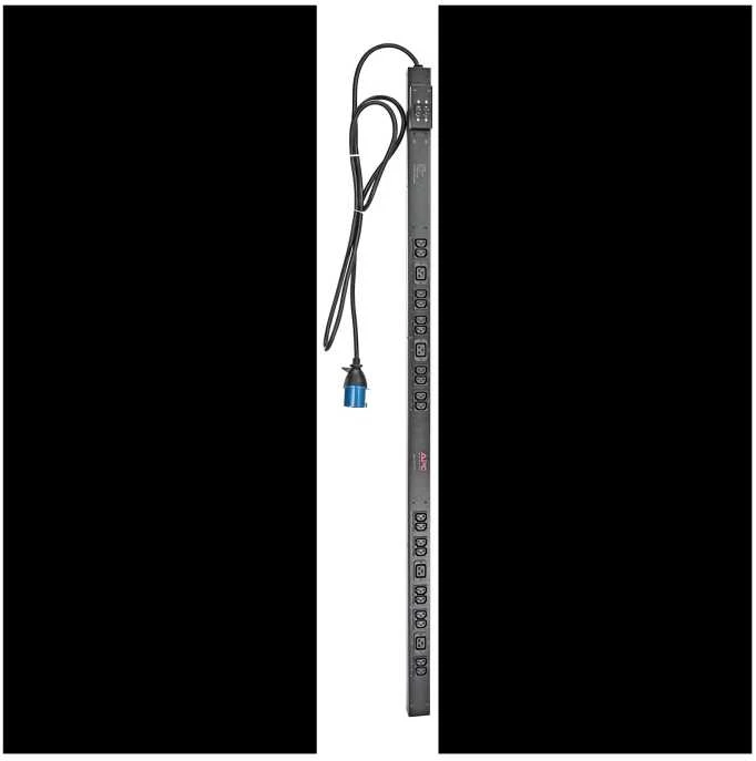 APC RACK PDU. PAGRINDINIS. NULIS U. 32A. 230V. (20)C13 & (4)C19 maitinimo paskirstymo įrenginys 0U Juoda 24 AC išvestis(ys / čių)