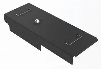 apg Solutions 90189PAC-0001, Užrakinamas dangtis, Juodas, Plieninis, APG Cash Drawer Micro-0192