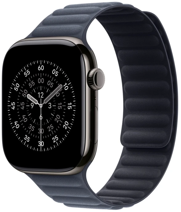 „Apple“ 46 mm tamsiai mėlynas magnetinis jungiklis – M/L