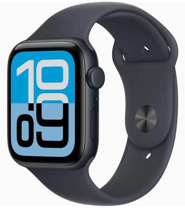 Išmanusis laikrodis Apple Watch SE 3 GPS + Cellular 44mm Midnight Alu Sport S/M Granatowy (MEPH4MP/A)