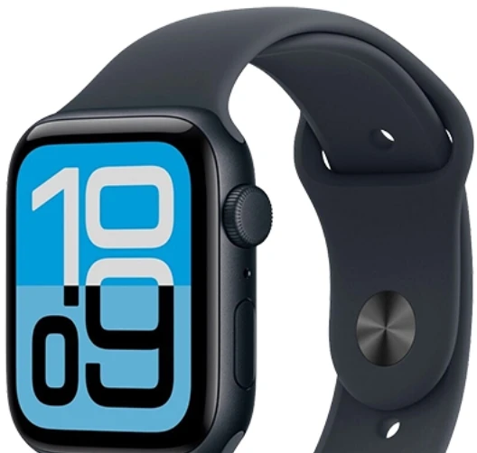 Išmanusis laikrodis Apple Watch SE 3 GPS 44mm Midnight Aliuminio Case with Midnight Sport Band – M/L MEHQ4RK/A