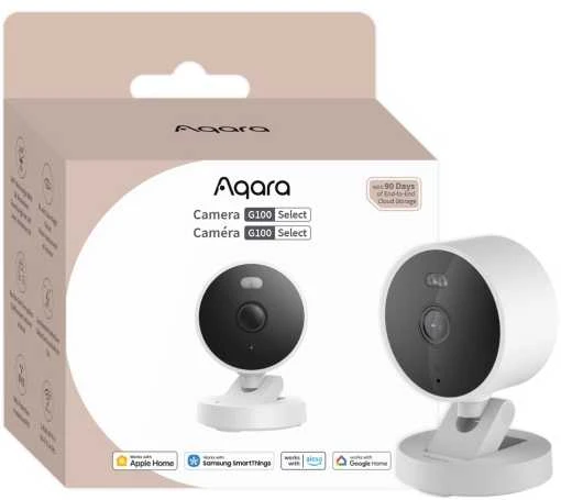 Aqara G100 2K išmanioji kamera IP65, balta (CH-C08D)