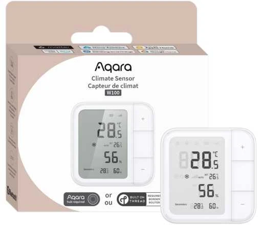 Aqara klimato jutiklis W100 | Klimato jutiklis | Sriegis/Zigbee