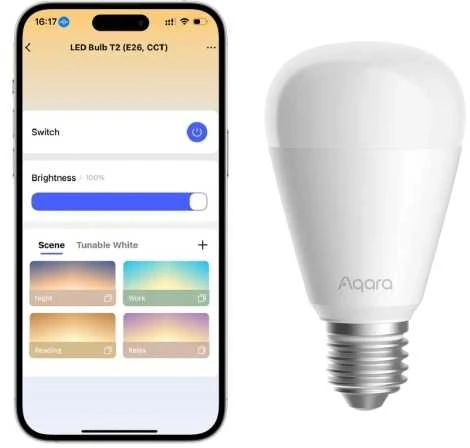 AQARA T2 RGB+CCT LED lempa (LB-L02D) Zigbee, Thread, Bluetooth