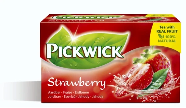 Arbata Pickwick Braškių skonio 20 pakelių/pak. 1x1x1mm (20 vnt.)
