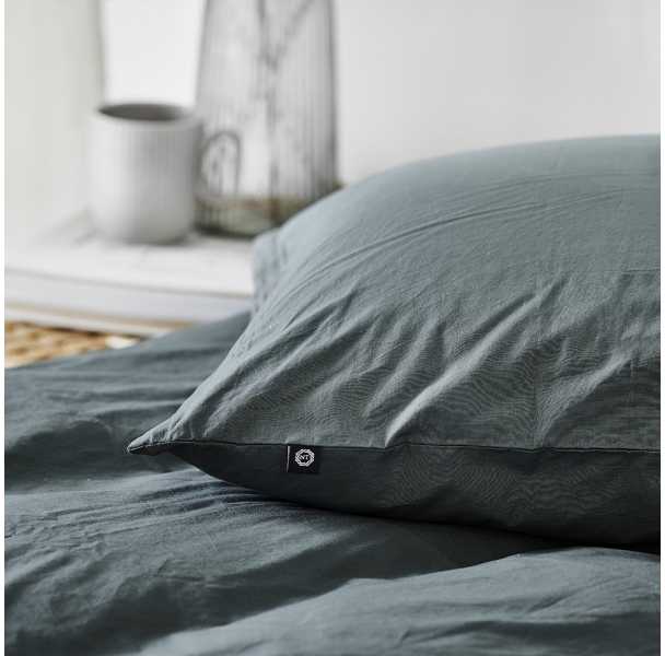 Patalynės komplektas Arctic Nordisk Tekstil patalynės rinkinys NT Kelly tamsaus miško GOTS Percale 220