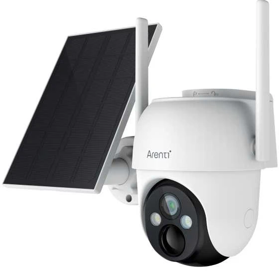 „Arenti“ ‚Arenti‘ GO2T-SP2 Lauko baterija įkraunama ‚Wi-Fi‘ 2K kamera, balta