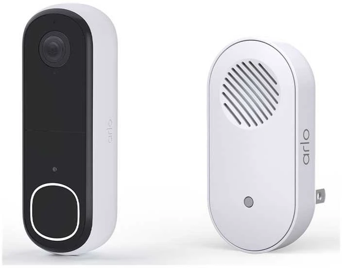 Arlo ARLO ESSENTIAL 2 vaizdo durų skambutis 2K su varpeliu V2 BNDL