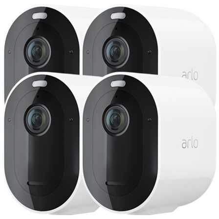 Google Arlo Pro 3 2K QHD camera set of 4 juodas