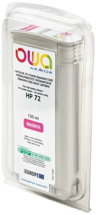 Armor B45115OW, rausvai raudonas, pigmentinis rašalas, 130 ml