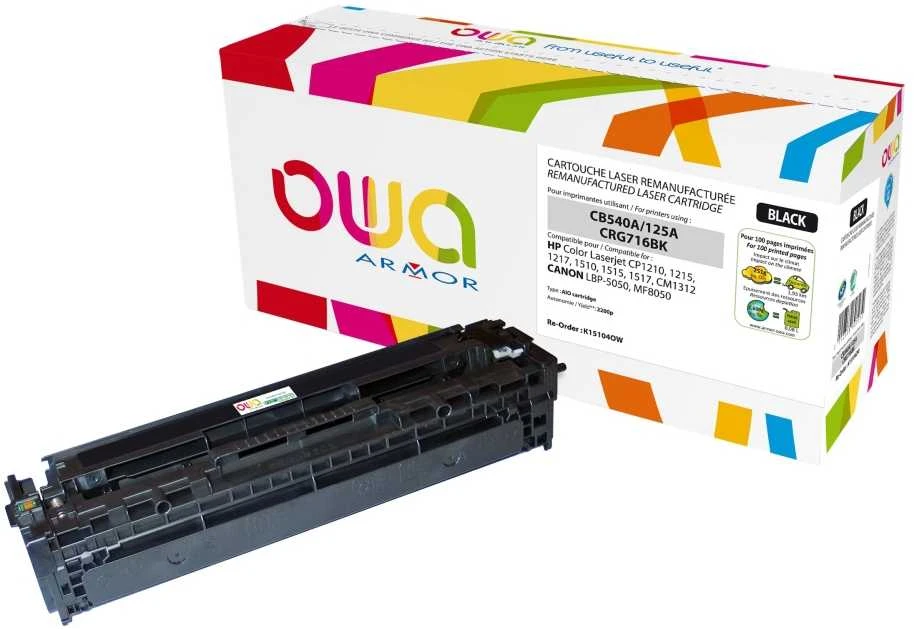 Toneris OWA Armor Juodieji keičiamieji CRG-716 (K15104OW)