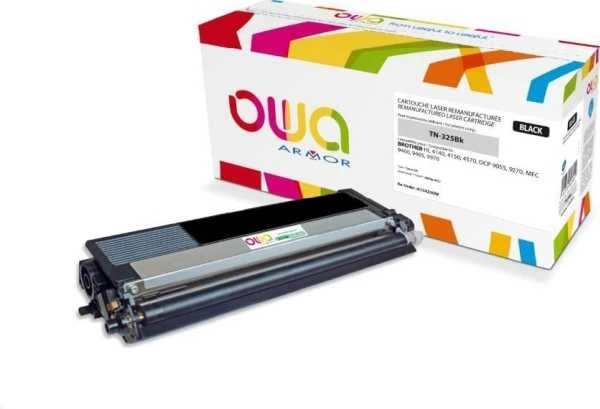 OWA Armor dažai, skirti BROTHER HL 4140,4570,MFC 9460,9465,9970, DCP 9055, 9270, 4000 puslapių, TN325BK, juoda/juoda (TN-325BK)