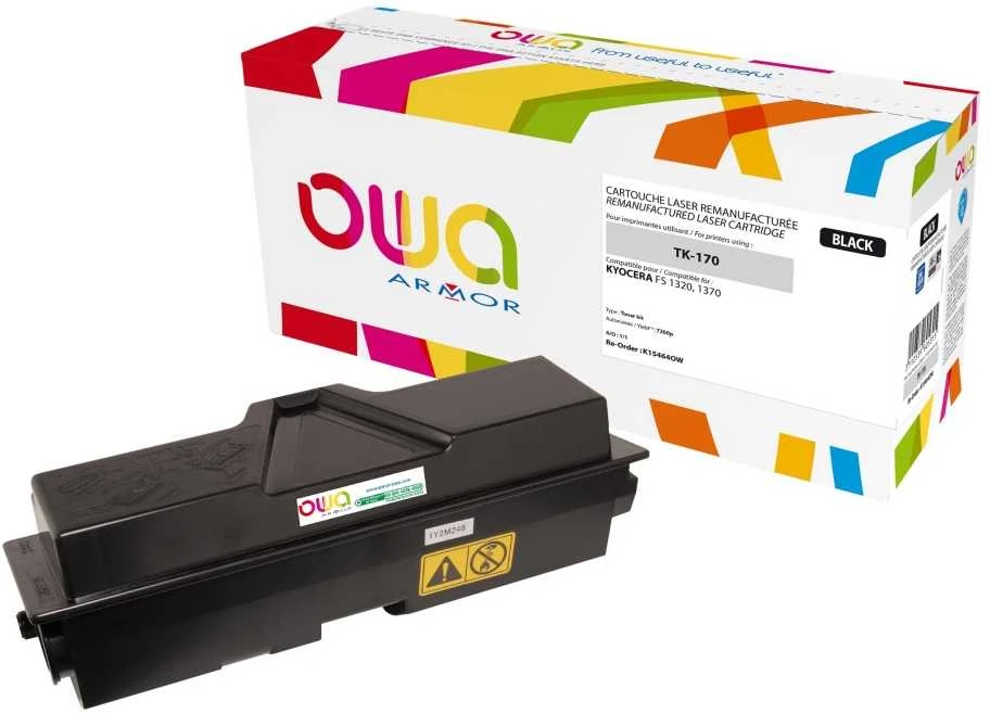 OWA Armor toner pro KYOCERA FS1320, 7200 Stran, TK170, juoda/juodas (TK-170)