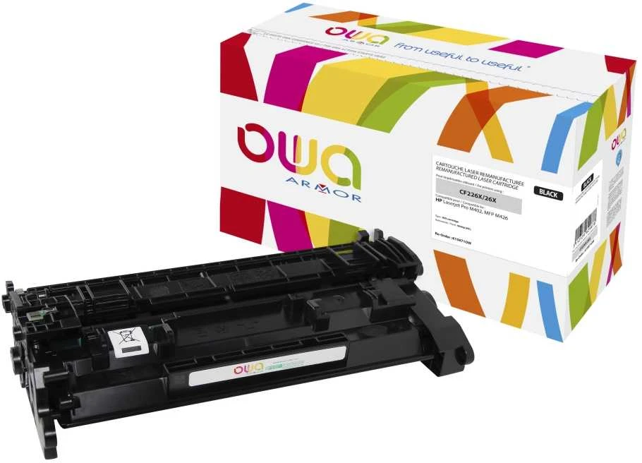 ARMOR Alternatyvūs Juodas dažai, skirti Laserjet Pro M402, M426 9 000 puslapių (CF226X)