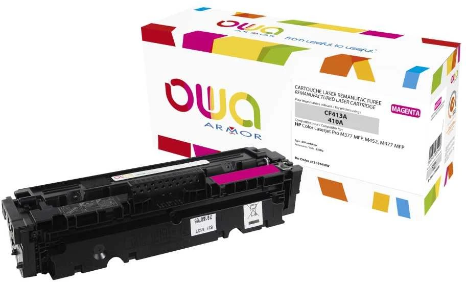 OWA Armor toner pro HP Color Laserjet Pro M377, M452, M477, 2300 Stran, CF413A, Magenta