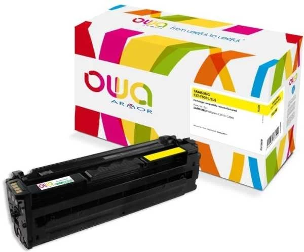 OWA Armor dažai, skirti SAMSUNG ProXpress C3010ND, C3060FR, C3060ND, SU491A, 5000 puslapių, geltona (CLT-Y503L)