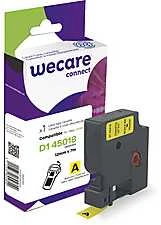 WECARE ARMOR juosta skirta DYMO S0720580, juoda/geltona, 12mm x 7m