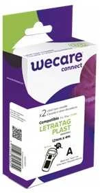 WECARE ARMOR juosta DYMO S0721610, juoda/balta, 2 mm x 12 mm x 4 m