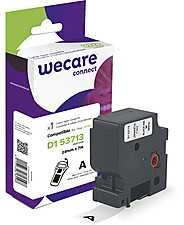 WECARE ARMOR juosta skirta DYMO S0720930, juoda/balta, 24mm x 7m