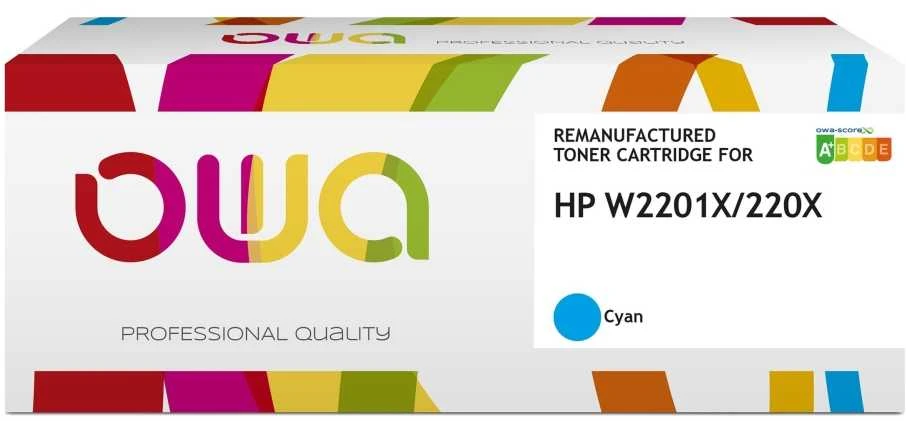 OWA Armor toneris pro HP CLJ Pro 4202 žydras, 5500 psl., komplektas W2201X