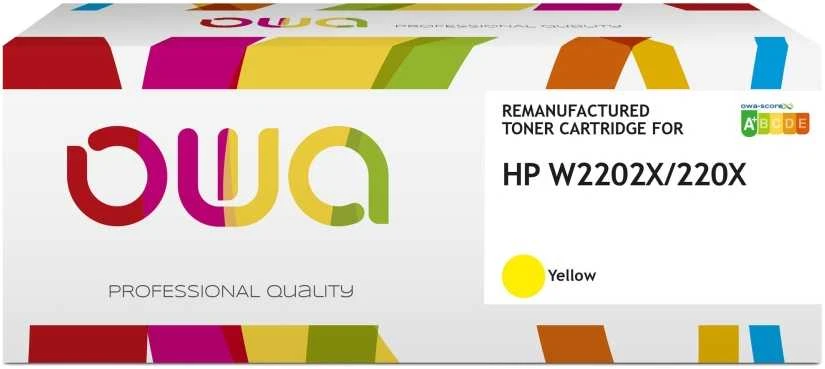 OWA Armor tonerio kasetė pro HP CLJ Pro 4202 geltona, 5.500 str., komp. W2202X