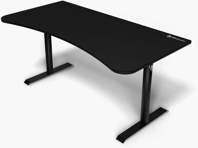 Žaidimų stalas Arozzi Arena Gaming Desk, Reguliuojamo aukščio 710-810mm, Juodas