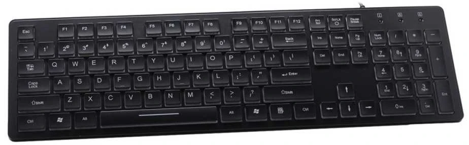 ART KL AK-20 SLIM klaviatūra su pašvietimu AK-20 USB