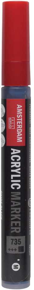 Artequipment Amsterdam Acrylic Marker 4 mm Oxide Juodas 735
