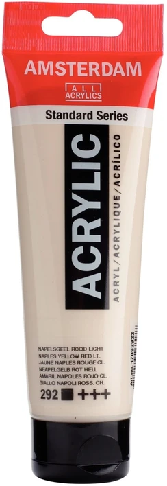 Artequipment Farba akrylowa TALENS AMSTERDAM 120ml 292 - NAPLES Geltonas Raudonas LIGHT uniw