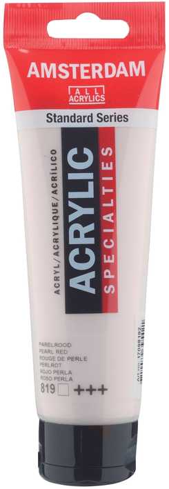 Artequipment Farba akrylowa TALENS AMSTERDAM SPECIALTIES 120ml 819 PEARL Raudonas uniw
