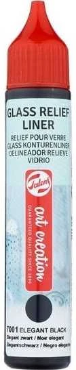 Artequipment TALENS GLASS LINER 28ml. ELEGANTIŠKA JUODA – UNIVERSALUS KONTŪRAS