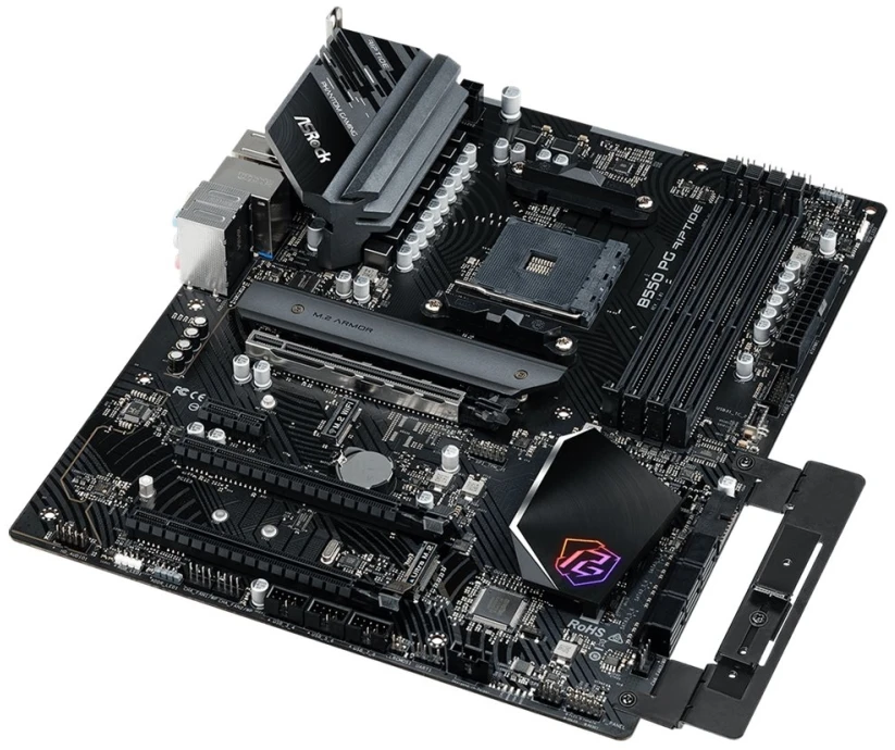 Pagrindinė plokštė Asrock B550 PG Riptide, AMD, Socket AM4, AMD Ryzen 3000 Series, AMD Ryzen 5000 Series, DDR4-SDRAM, 128 GB, DIMM