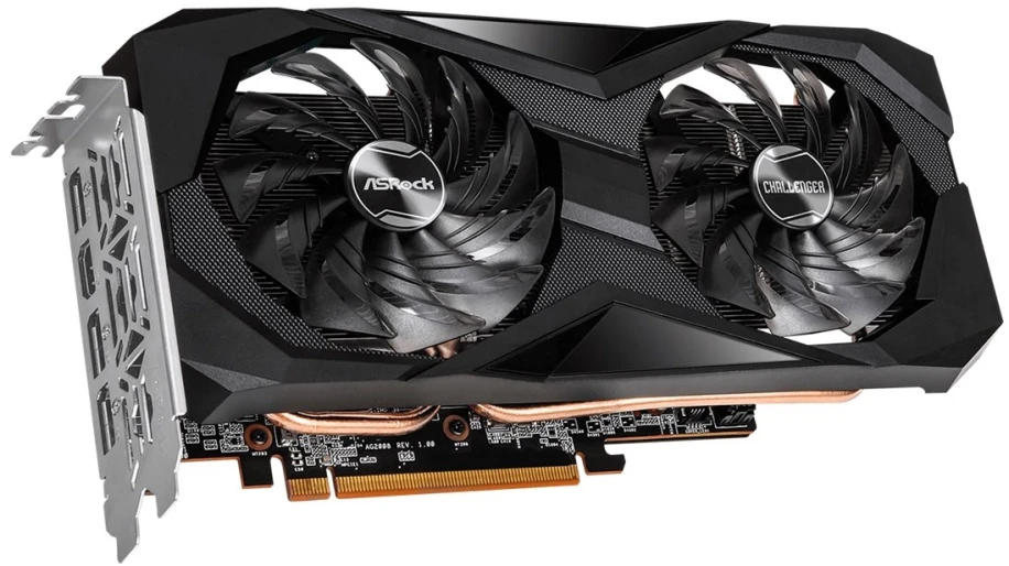 Grafikos plokštė ASROCK AMD Radeon RX 7600 8 GB GDDR6 128 bit PCIE 4.0 8x GPU 1770 MHz Dual Slot Fansink 1xHDMI 3xDisplayPort RX7600CL8GO