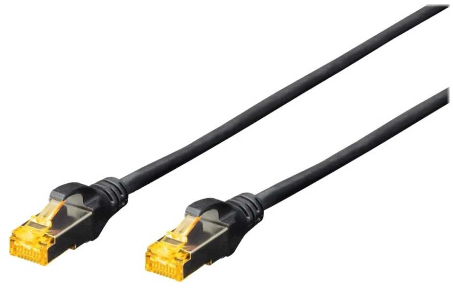 Digitus Patchcord - RJ-45 (M) 50 cm - SFTP - CAT 6a - Juodas (DK-1644-A-005 / BL)