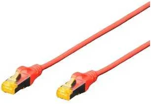 „Digitus Assmann“ / CAT 6A S-FTP PATCH C. LSOH. CU kabelio struktūra: 4 x 2 AWG 26/7, susukta pora, spalva: raudona, ilgis: 3 m, užimtumas: 1:1, apvalkalas: LSOH (DK-1644- A-030 / R)