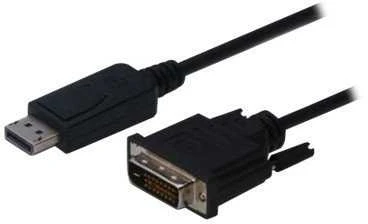 Assmann Electronic ASSMANN adapteris DisplayPort 1.2 DVI-D 24+1 M/M skaitmeninis Full HD Dual Link 1m maks. 2560 x 1600