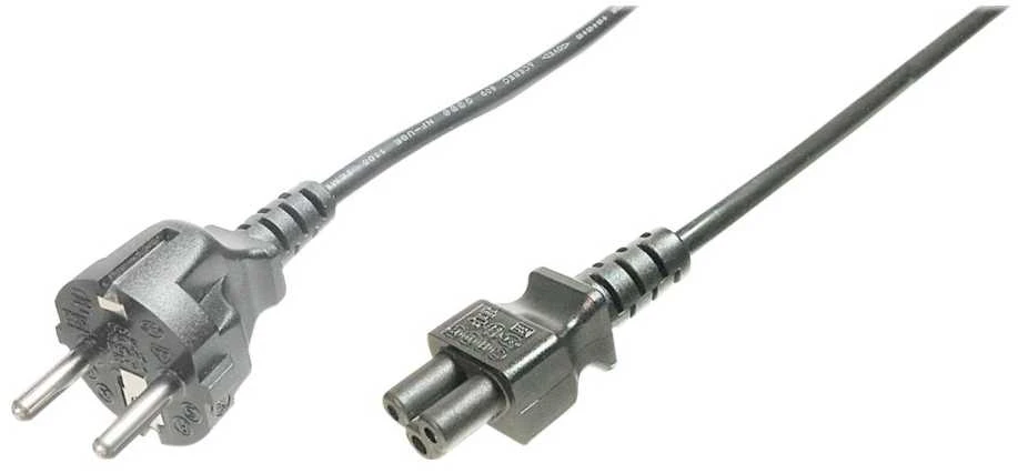 Digitus Assmann Electronic ASSMANN maitinimo laidas CEE 7/7 (Typ-F) - C5 M/F 0 75m H05VV-F3G 0,75qmm bl
