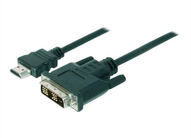 Assmann Electronic DIGITUS HDMI į DVI-D 18+1 laidas 2m juodas bulk St/St