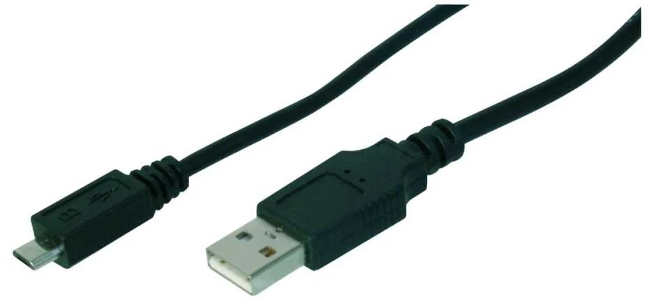 Assmann Electronic DIGITUS USB jungties kabelis tipas A - micro B M/M 1.0m USB 2.0 suderinamas bl