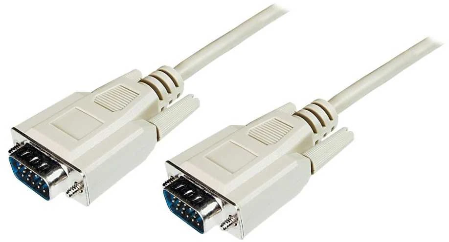 Assmann Electronic DIGITUS VGA Monitorius prijungimo kabelis HD15 M/M 1.8m 3CF/4C be