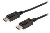 Assmann Electronic ASSMANN laidas Displayport 1m AWG28 2xshielded juodas bulk M/M