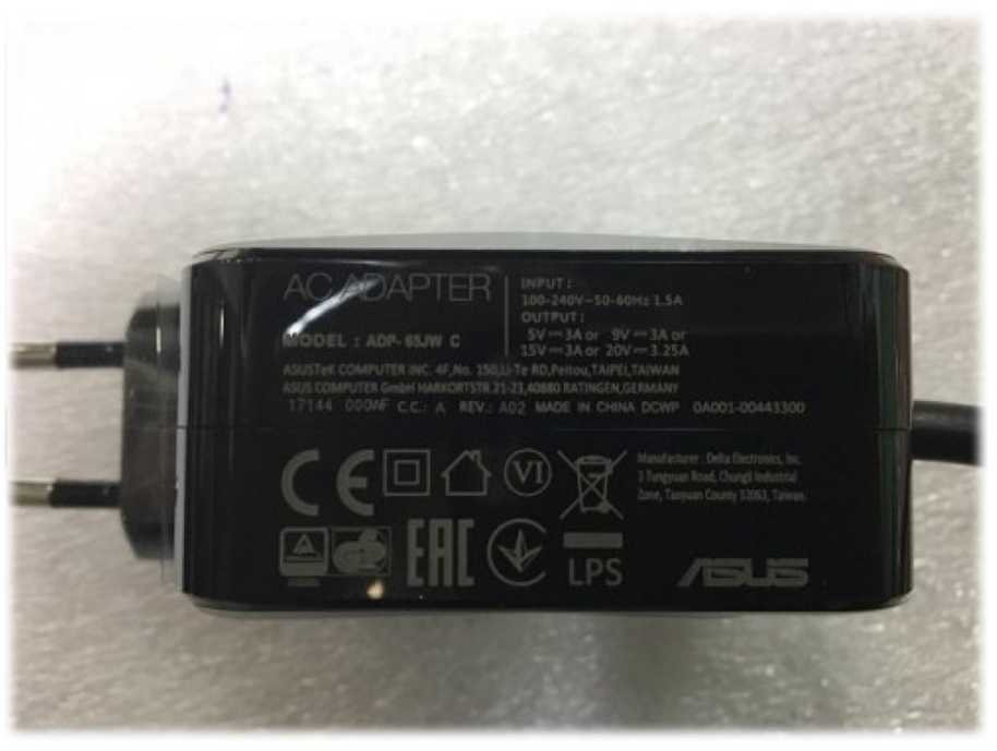 Asus 65 W PD 2P C tipo adapteris