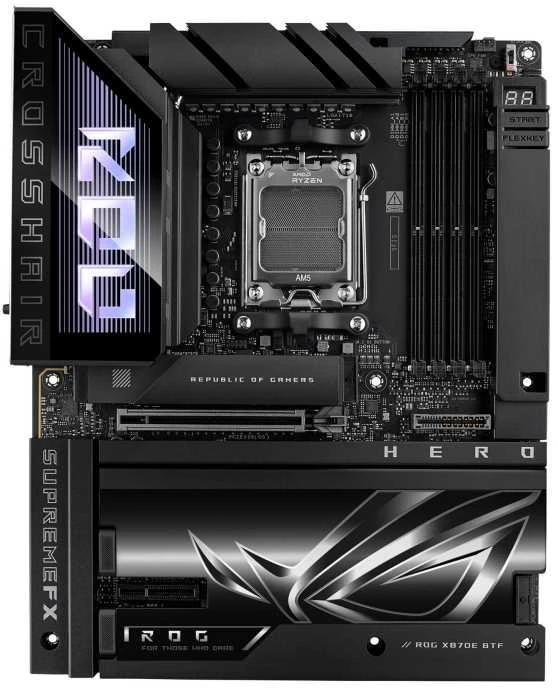 Pagrindinė plokštė ASUS ROG CROSSHAIR X870E HERO BTF