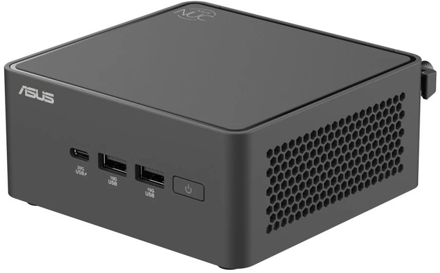 Kompiuteris ASUS NUC 15 PRO RNUC15CRHU700000 (ARL-H 28W (U7 255H), be RAM, be atminties, integruotas VGA, be OS, be laido, rinkinys)